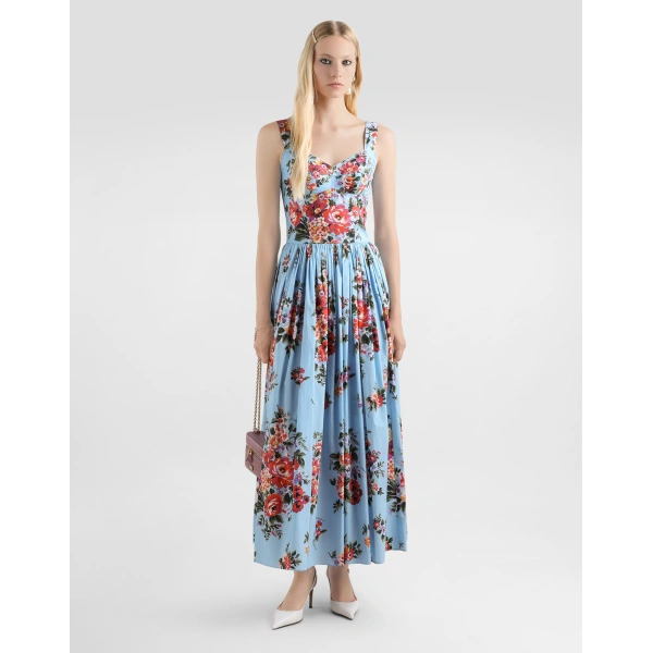 Dolce & Gabbana Flower bouquet-print dress, view 2