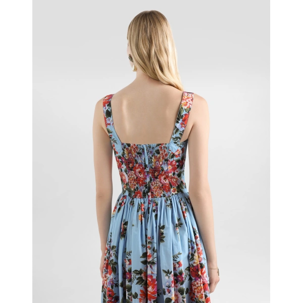 Dolce & Gabbana Flower bouquet-print dress, view 5