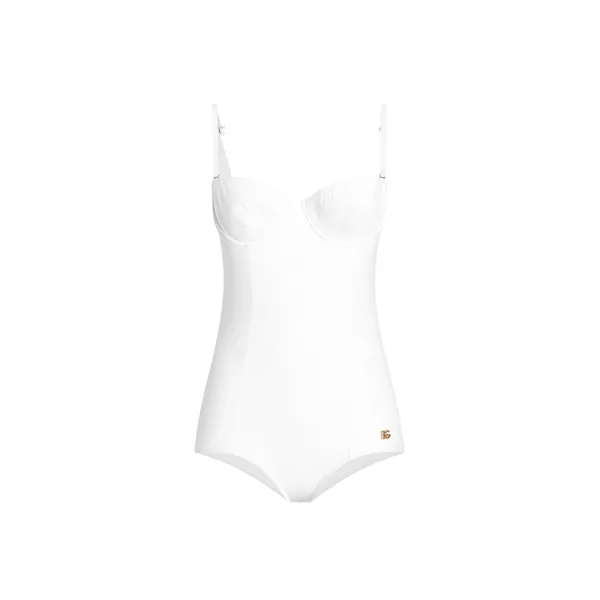 Dolce & Gabbana Full swimsuit with balcony neckline