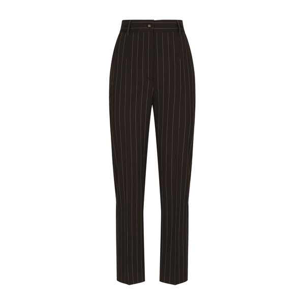 Dolce & Gabbana High-waisted pinstripe wool pants