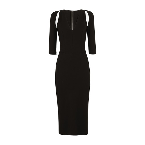 Dolce & Gabbana Jersey calf-length dress with cut-outs