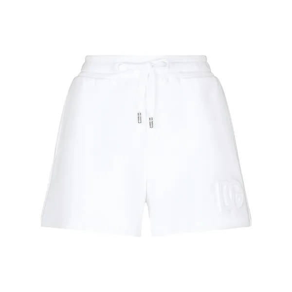 Dolce & Gabbana Jersey shorts with embossed DG logo