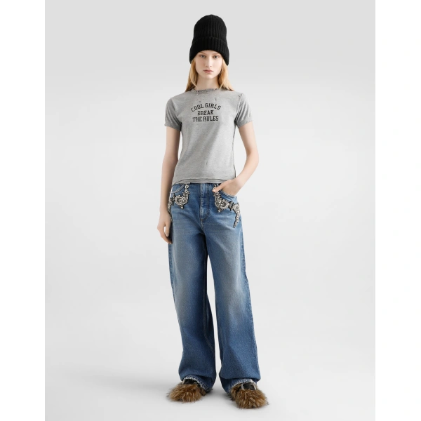 Dolce & Gabbana Jersey t-shirt with print Top, view 2