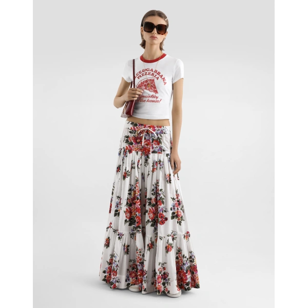 Dolce & Gabbana Jersey t-shirt with print Top, view 2