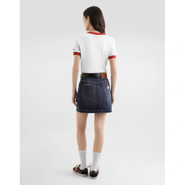 Dolce & Gabbana Jersey t-shirt with print Top, view 3