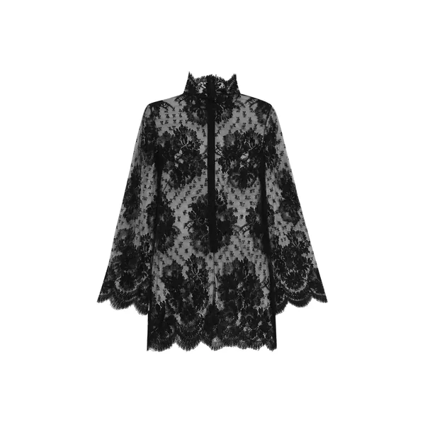 Dolce & Gabbana Lace dress with high neck