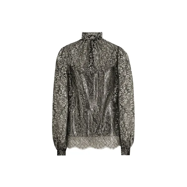 Dolce & Gabbana Lamé lace top