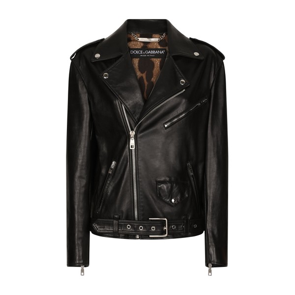 Dolce & Gabbana Leather biker jacket