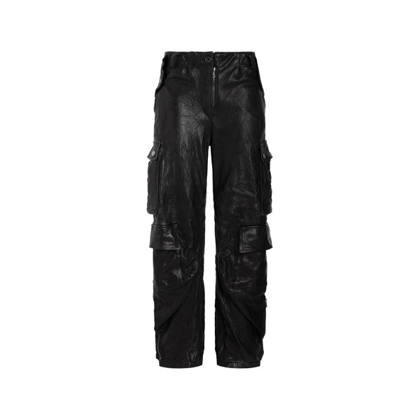 Dolce & Gabbana Leather cargo pants