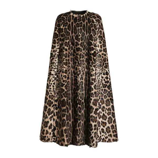 Leo kid leather cape
