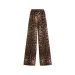 Dolce & Gabbana Leo-print fleece trousers