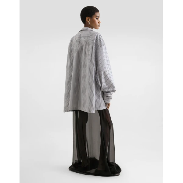 Dolce & Gabbana Long chiffon dress, view 3