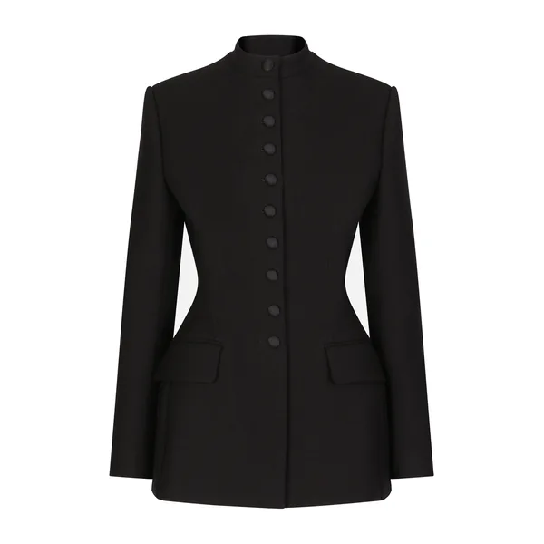 Dolce & Gabbana Long single-breasted wool cady Dolce-fit jacket
