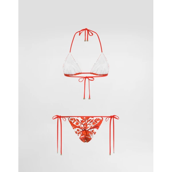 Dolce & Gabbana Majolica-print bikini, view 2