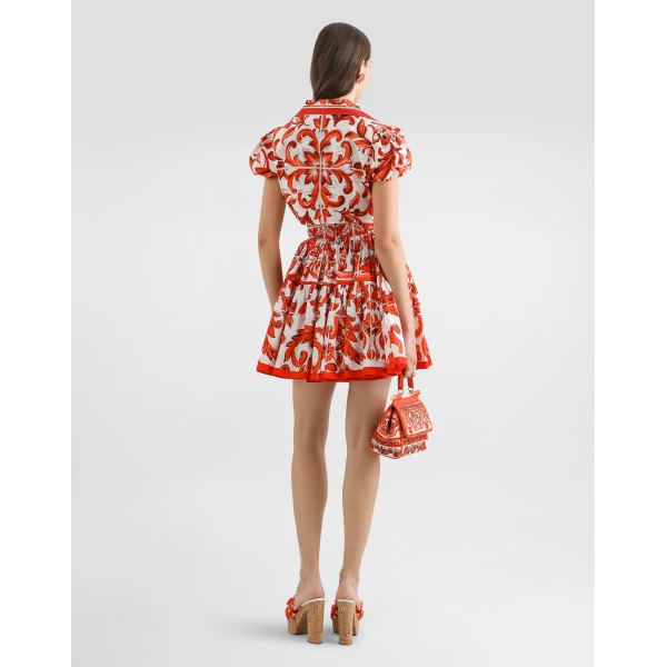 Dolce & Gabbana Majolica-print poplin shirt, view 3