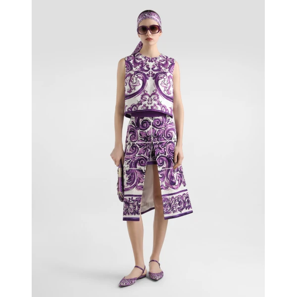 Dolce & Gabbana Majolica-print skirt, view 2