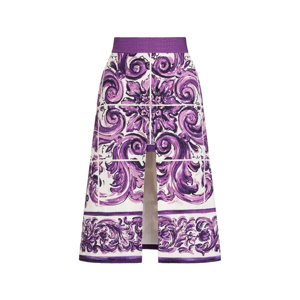 Dolce & Gabbana Majolica-print skirt
