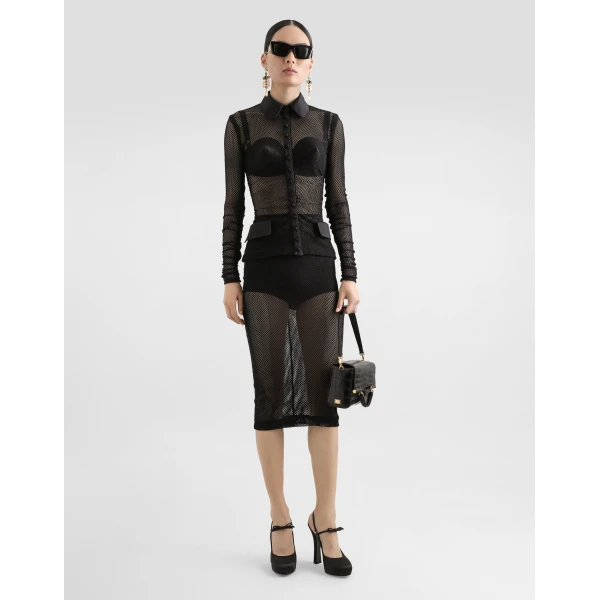 Dolce & Gabbana Mesh shirt jacket, view 2