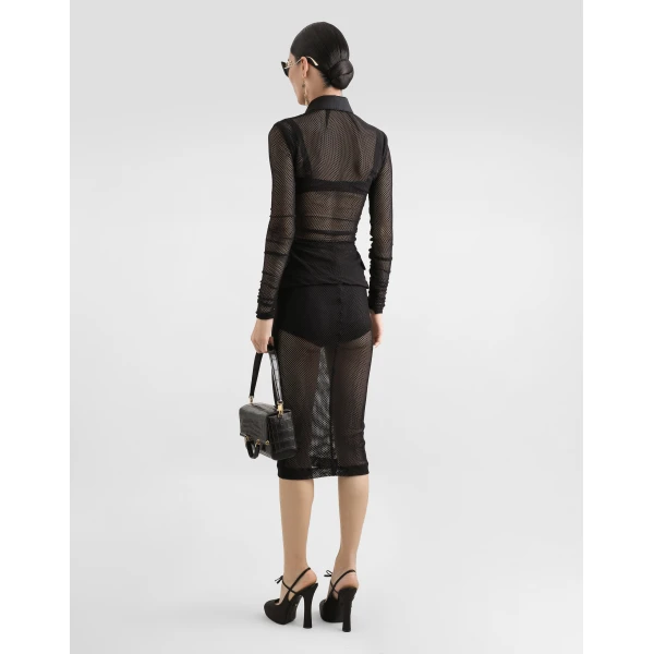 Dolce & Gabbana Mesh shirt jacket, view 3