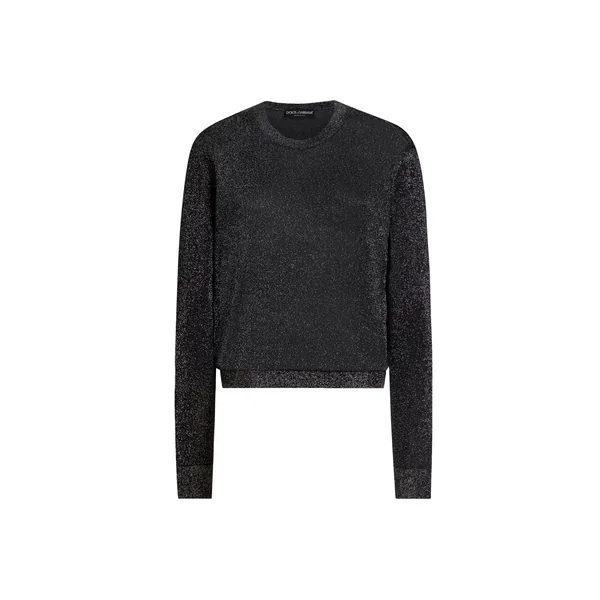 Dolce & Gabbana Metallic viscose pullover Knit