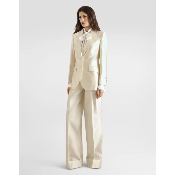 Dolce & Gabbana Mikado silk trousers, view 2