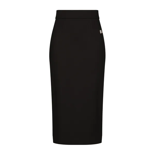 Dolce & Gabbana Milano rib midi skirt