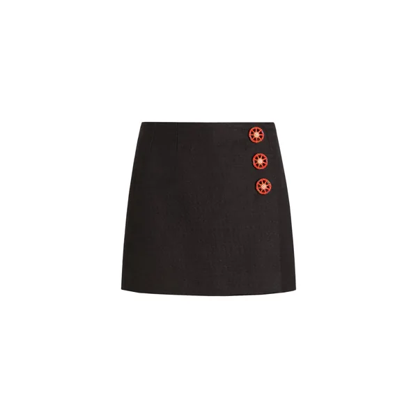 Miniskirt in fabric