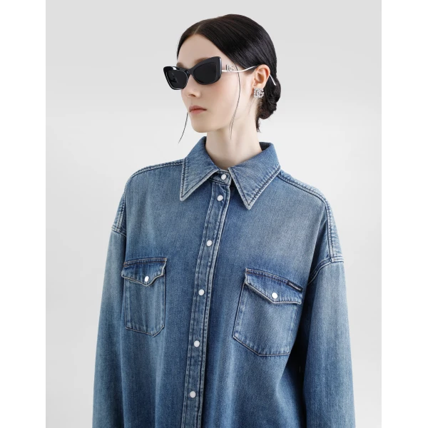 Dolce & Gabbana Oversize denim shirt, view 5