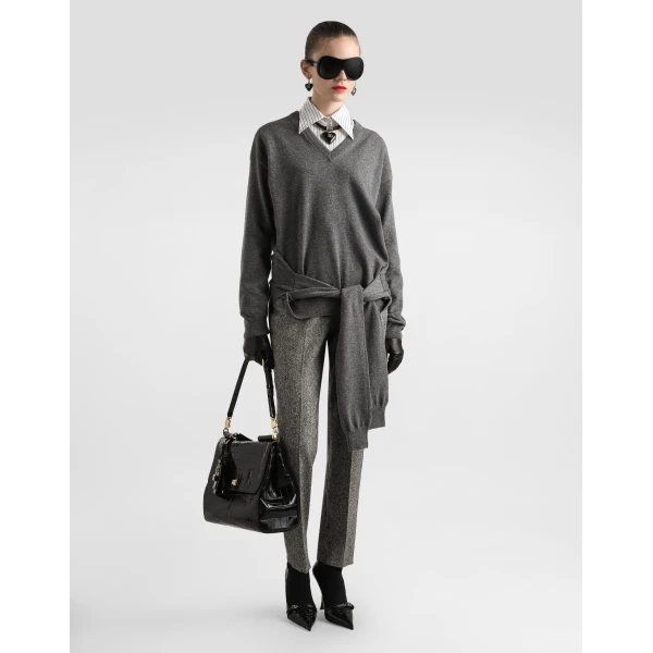 Dolce & Gabbana Pinstripe silk and cotton shirt, view 2