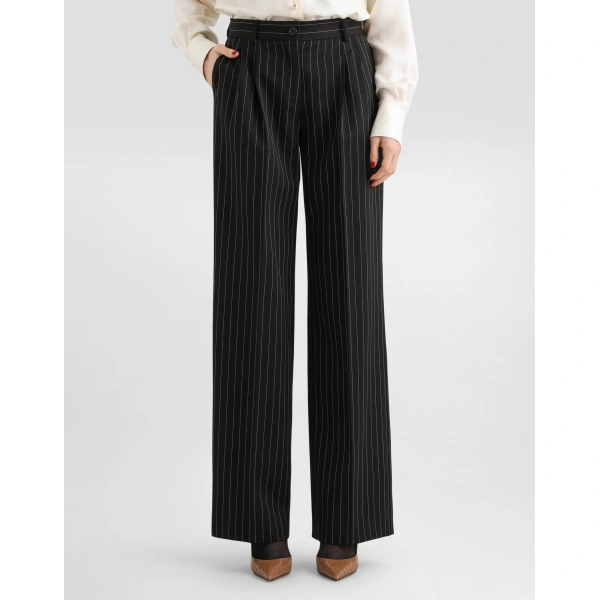 Dolce & Gabbana Pinstripe wool trousers, view 4
