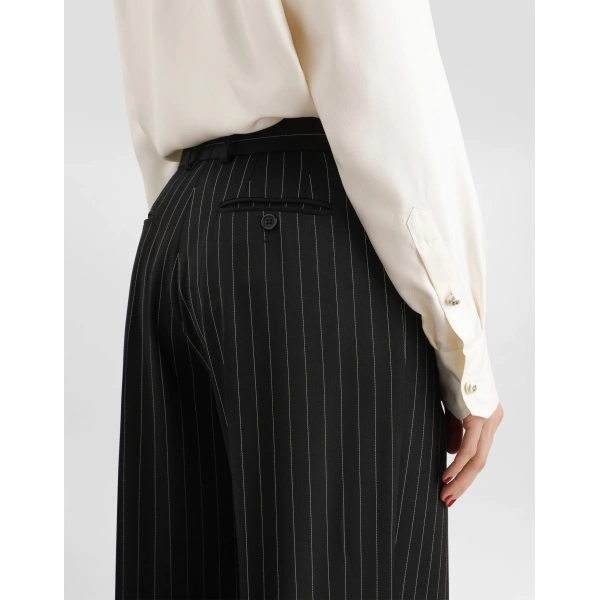 Dolce & Gabbana Pinstripe wool trousers, view 5