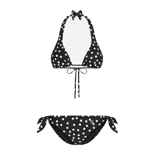 Dolce & Gabbana Polka-dot triangle bikini