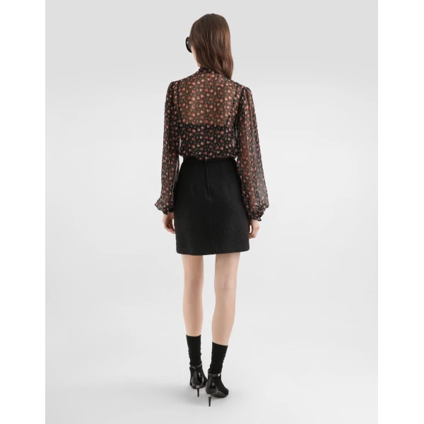 Dolce & Gabbana Rachel basketweave skirt, view 3