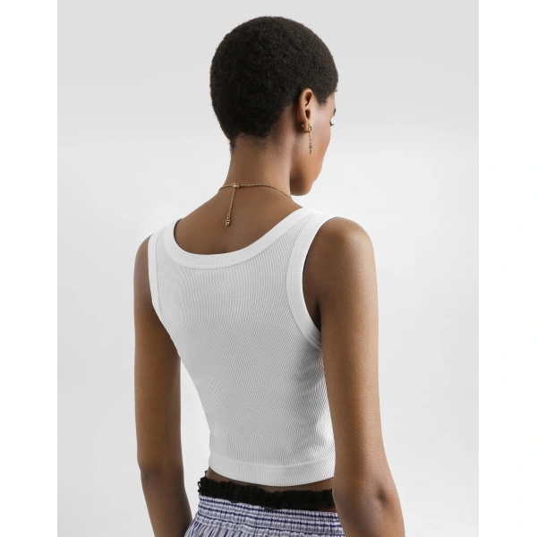 Dolce & Gabbana Ribbed tank top, view 5