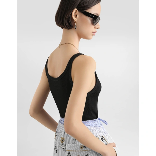 Dolce & Gabbana Ribbed tank top, view 6