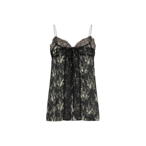 Dolce & Gabbana Rose and flower-print chiffon top
