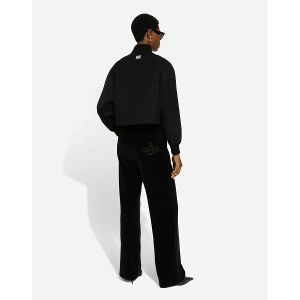 Dolce & Gabbana Round-neck lace-stitch jacquard sweater, view 5