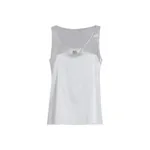 Dolce & Gabbana Satin tank top with DG logo pin