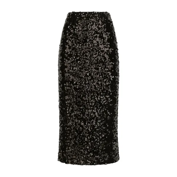 Dolce & Gabbana Sequined calf-length skirt