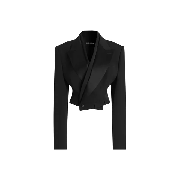 Dolce & Gabbana Sicilia double-breasted jacket in wool gabardine