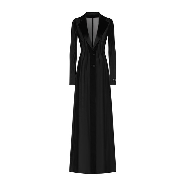Dolce & Gabbana Silk chiffon duster coat