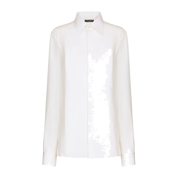 Silk crepe de chine shirt
