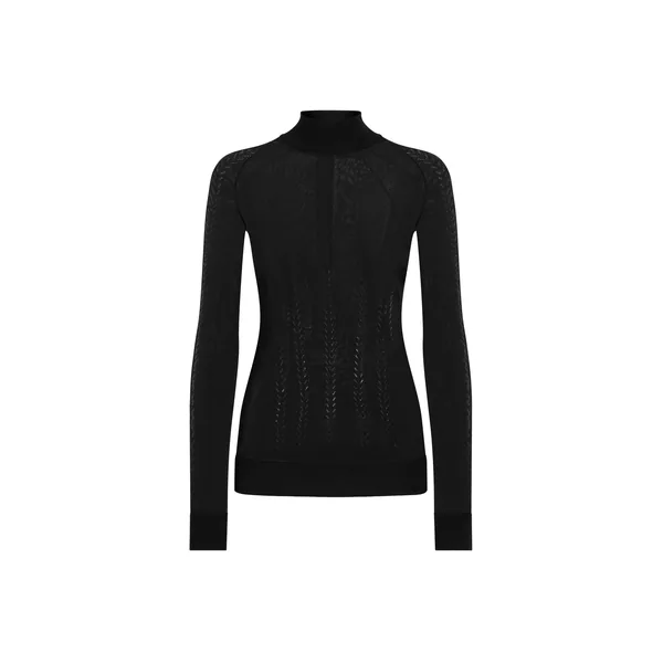 Dolce & Gabbana Silk mock-turtleneck sweater