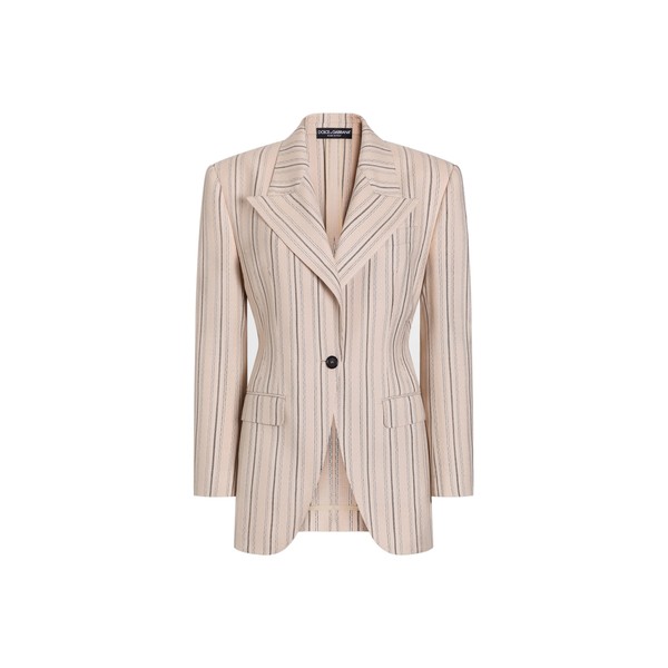 Dolce & Gabbana Single-breasted jacket in regimental pinstripe