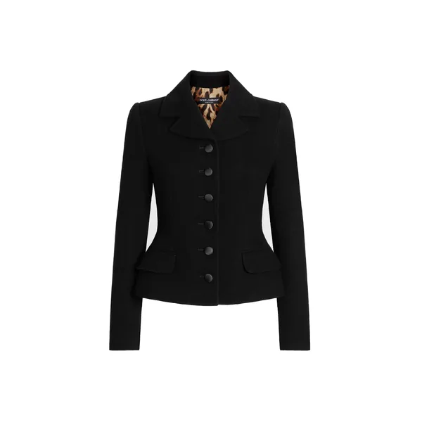 Dolce & Gabbana Single-breasted virgin wool jacket