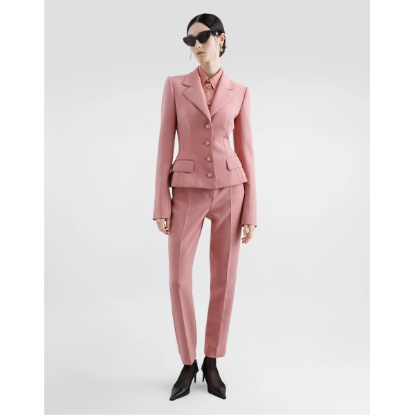 Dolce & Gabbana Single-breasted wool crepe Dolce jacket, view 2