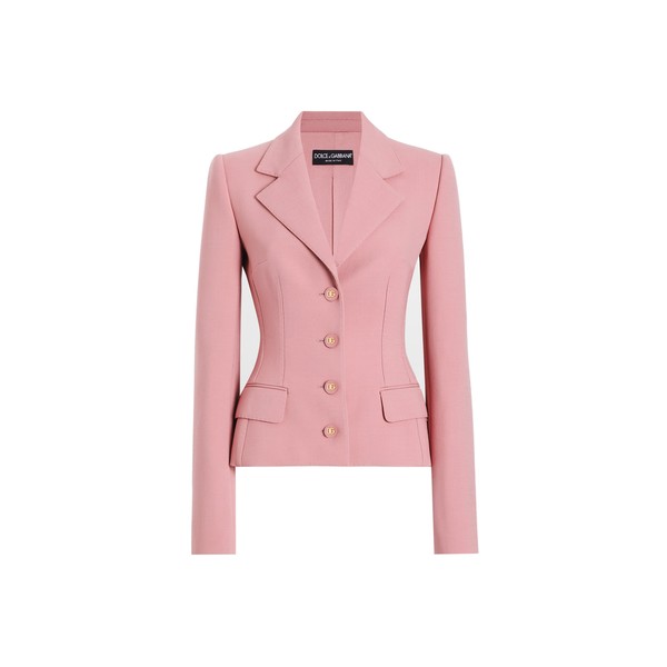 Dolce & Gabbana Single-breasted wool crepe Dolce jacket