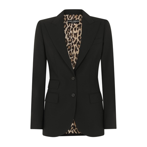 Dolce & Gabbana Single-breasted woolen Turlington blazer