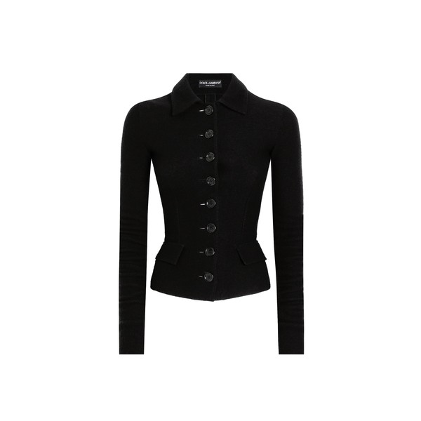 Dolce & Gabbana Single-breastedwool cloth jacket