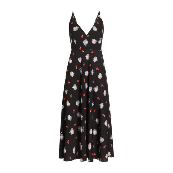 Small floral-print short dress